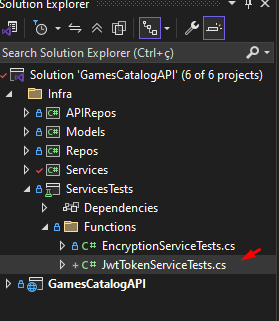 Generate a test class